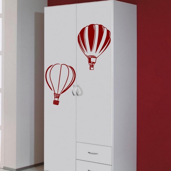 Example of wall stickers: Montgolfière Design